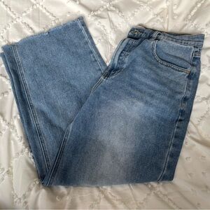 Pacsun Nora Wide Leg Blue Denim Jeans